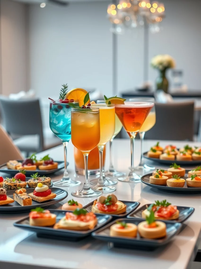 Cocktails dînatoires pour entreprises à Besançon