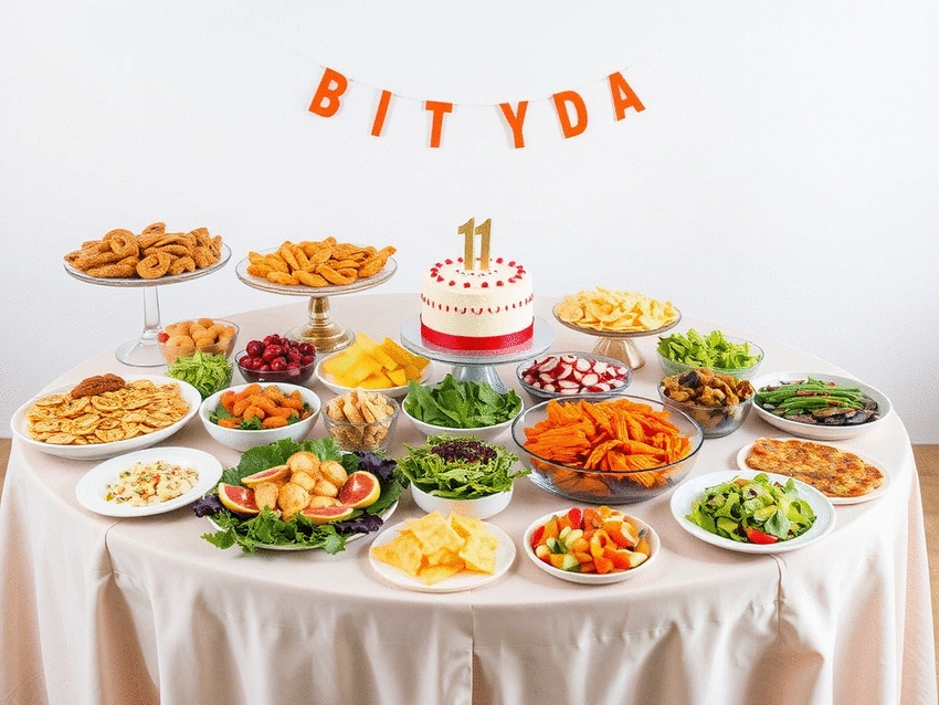 Buffet d’anniversaire à Besançon : idées de plats adaptés à tous les âges