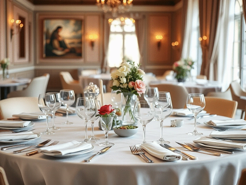 Service à table à Besançon