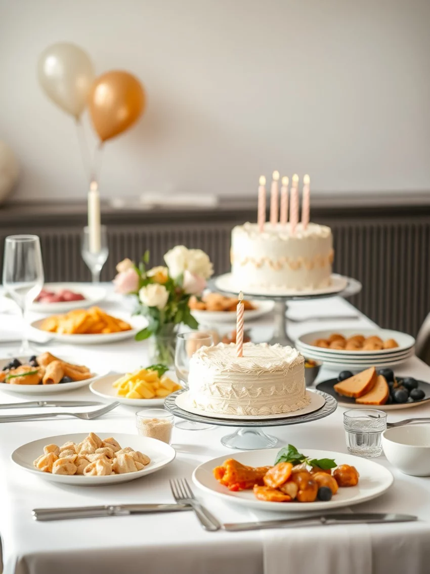 Service traiteur anniversaire à Besançon