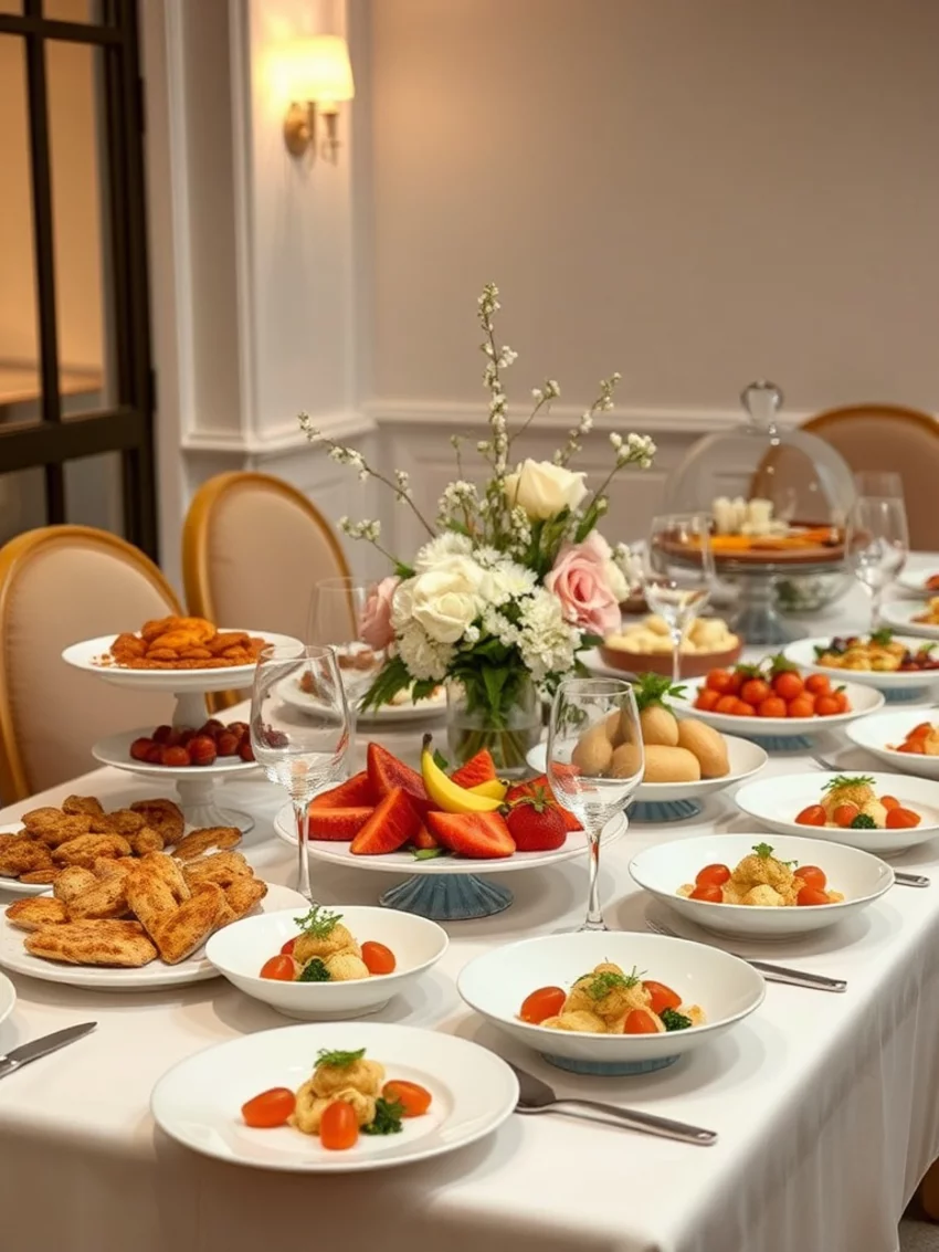 Personnaliser un menu thématique à Besançon