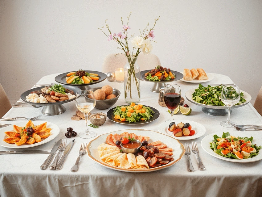 Buffet convivial avec traiteur à Besançon