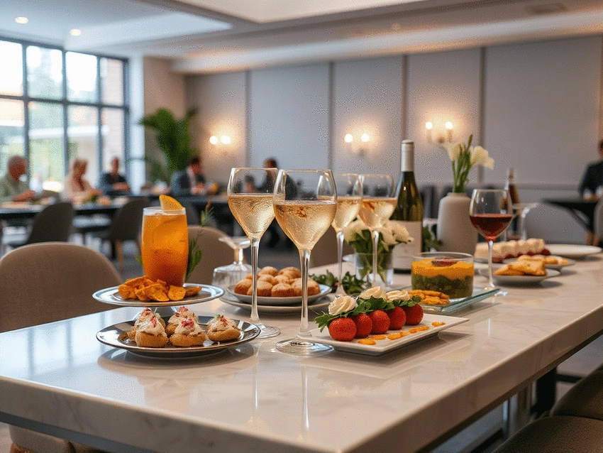 Organisation d'un cocktail d'entreprise réussi avec un traiteur à Besançon
